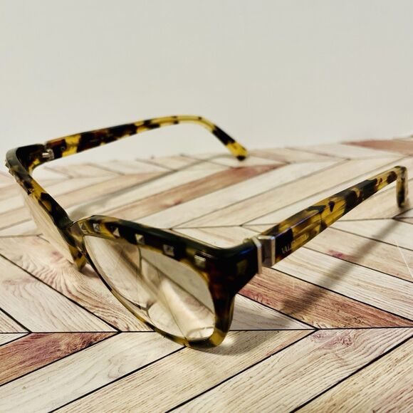 Valentino Rockstud Accents Studded Tortoise Brown Eye-Glass Frames V622S 281 130